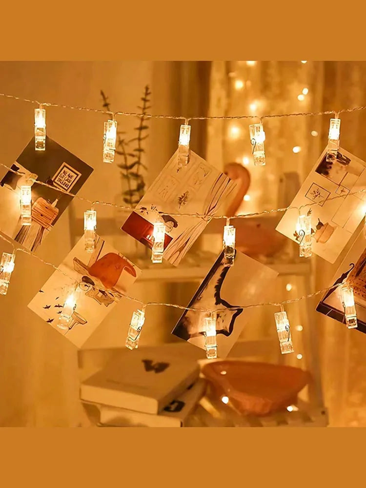 Photo Clip String Lights β Light Up Your Memories