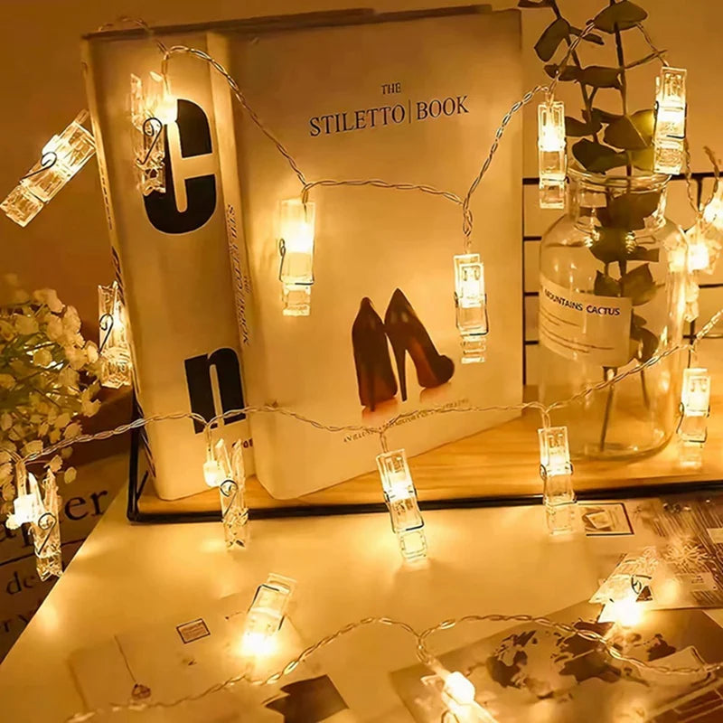 Photo Clip String Lights β Light Up Your Memories