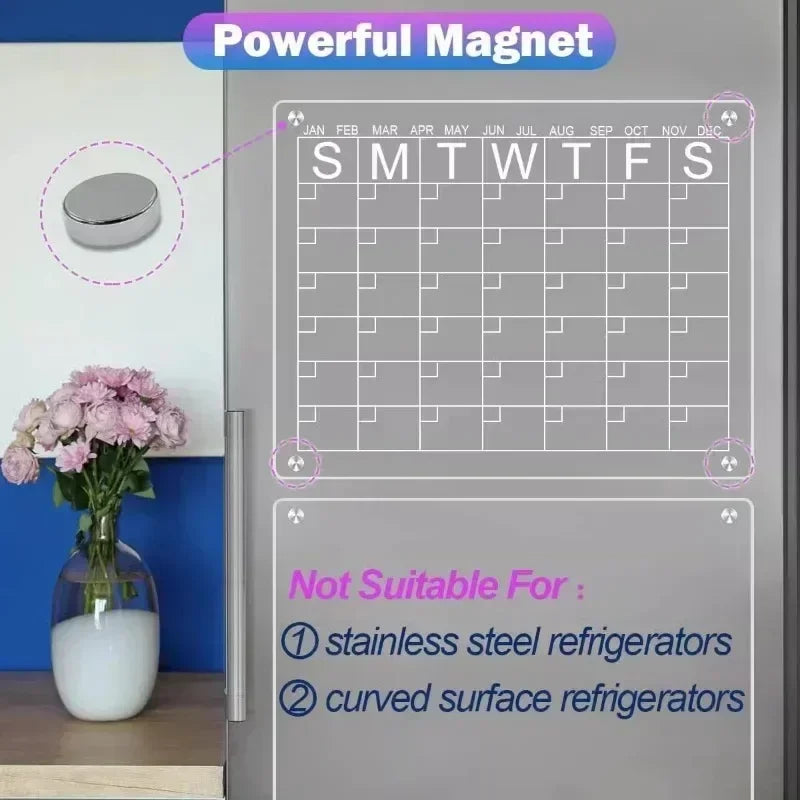 Fridge Magnet Calendar β Stay Organized in Style