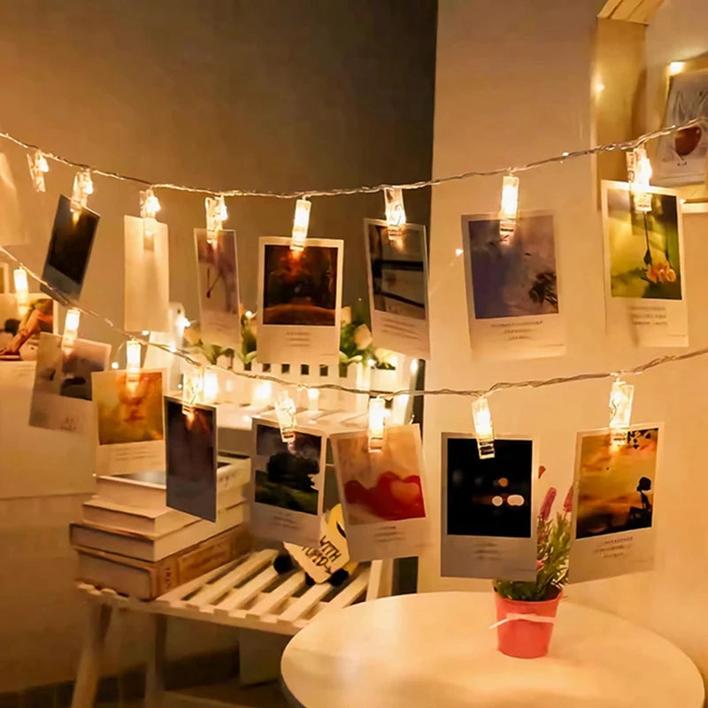 Photo Clip String Lights β Light Up Your Memories