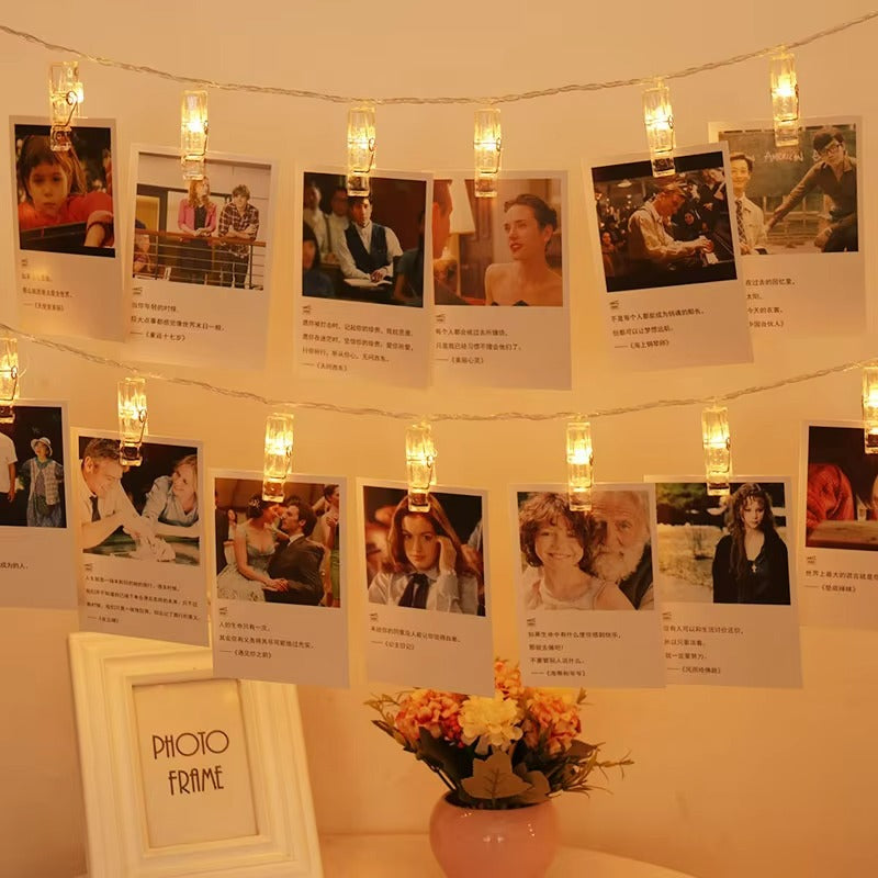Photo Clip String Lights β Light Up Your Memories