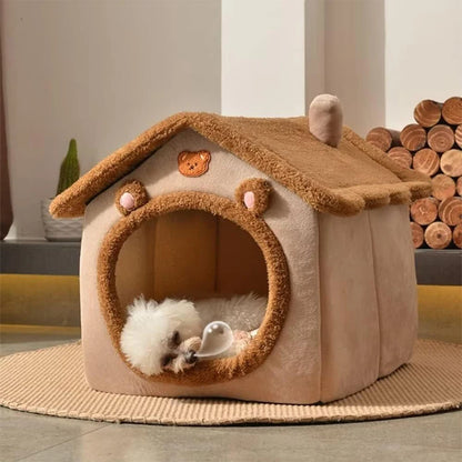 Portable & Washable Pet House for Cozy Comfort