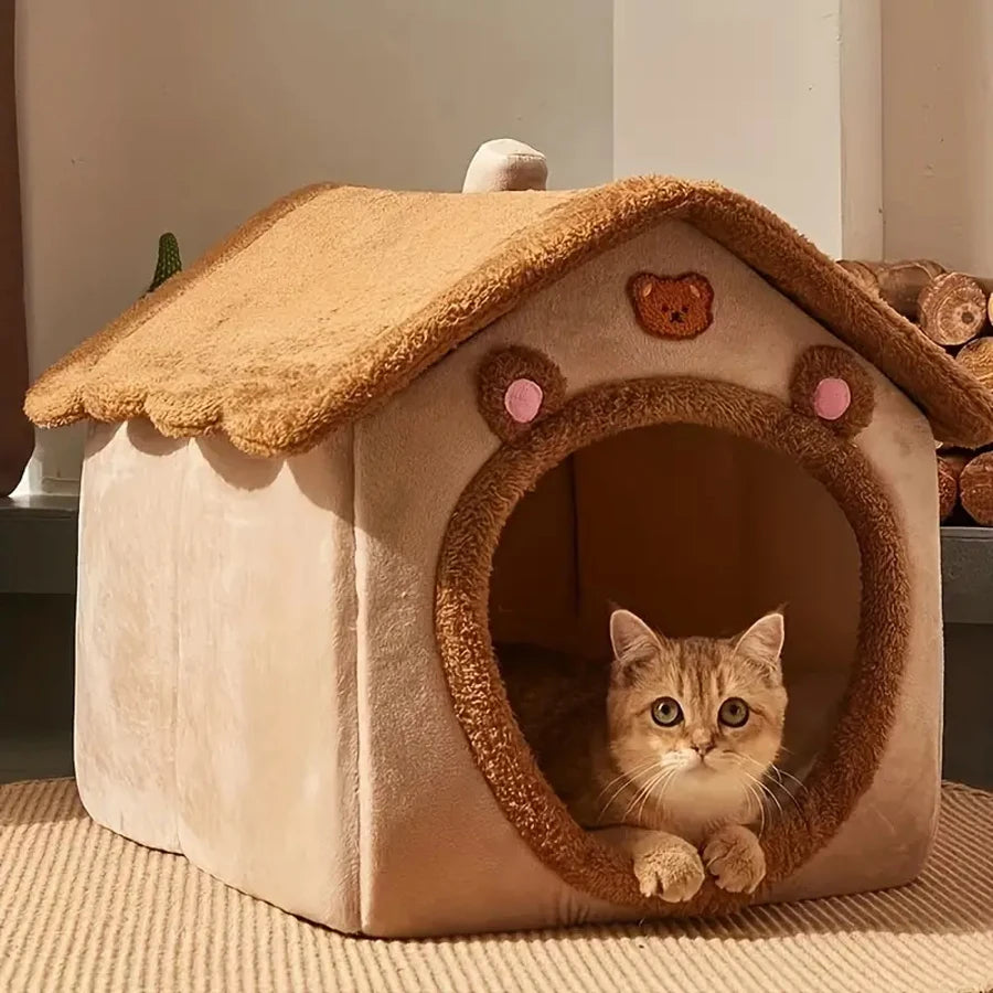 Portable & Washable Pet House for Cozy Comfort
