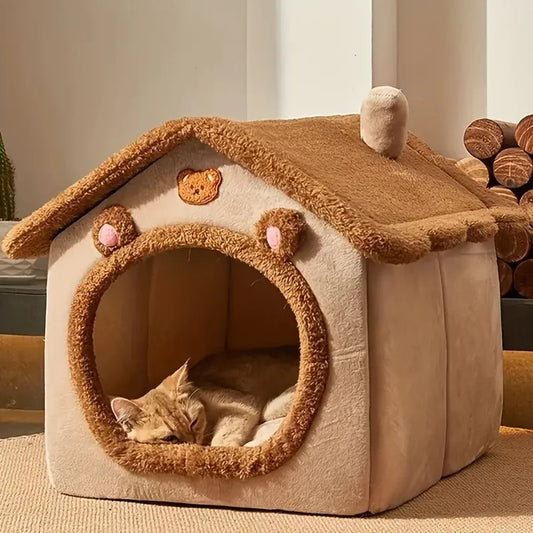 Portable & Washable Pet House for Cozy Comfort