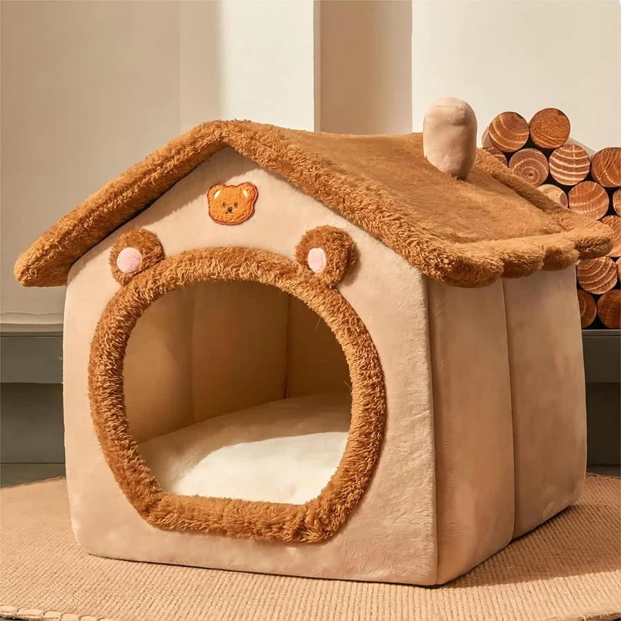 Portable & Washable Pet House for Cozy Comfort